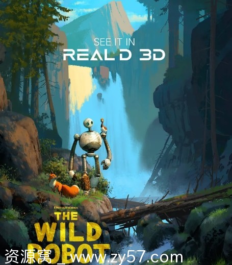 美国动漫电影《荒野机器人》2024年上映 科幻动画冒险豆瓣8.1评分高清资源分享 - 零零盘