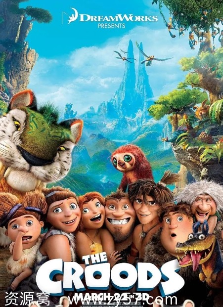 美国动漫电影《疯狂原始人》1-2部（2013-2020）高清资源分享豆瓣评分8.7 - 零零盘