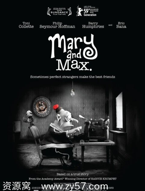 电影动画《玛丽和马克思》美国版2009年高清下载 - 零零盘
