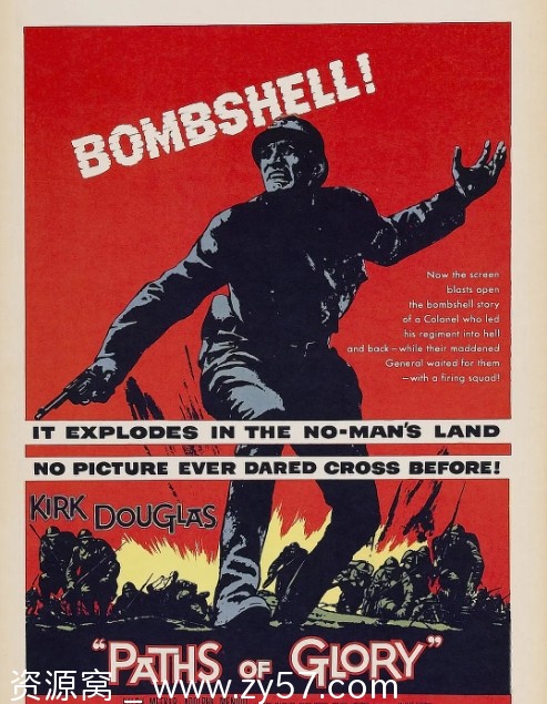 电影分享 光荣之路 战争片 美国1957年经典 - 零零盘