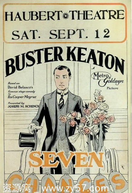 电影资源分享 喜剧爱情经典《七次机会》美国1925年高清版 - 零零盘