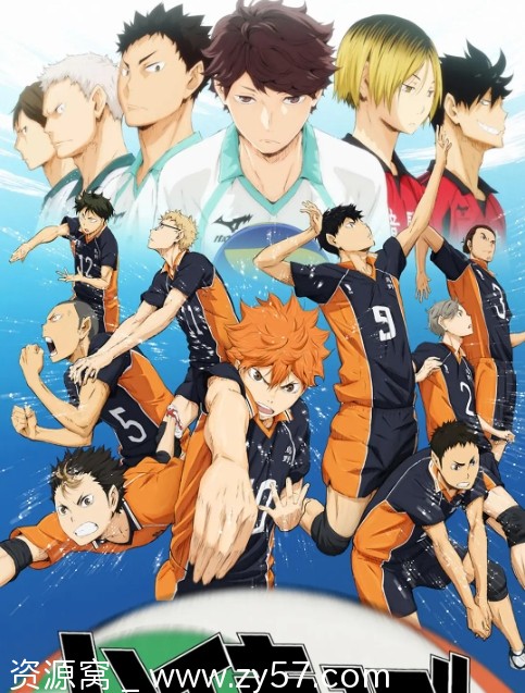 【日剧】排球少年1-4季全+剧场版（垃圾场决战）动画资源分享/豆瓣高分运动题材 - 零零盘