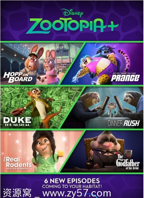 【2022热门动漫】疯狂动物城+高清资源分享 豆瓣评分8.6好评如潮 - 零零盘