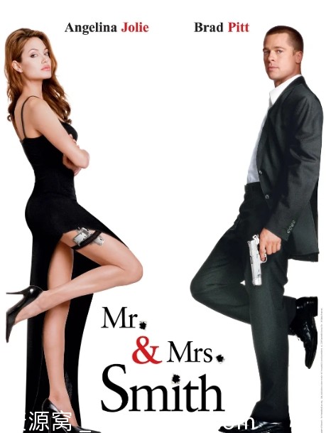 史密斯夫妇电影海报