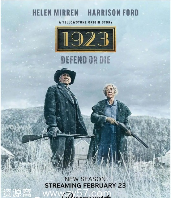 【美剧推荐】《1923》1-2季完整剧集下载，豆瓣9.2分西部剧情，黄石前传/黄石1932 - 零零盘