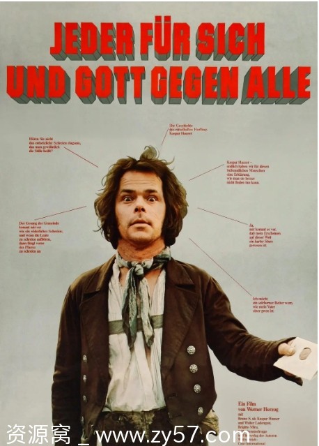 卡斯帕尔·豪泽尔之谜电影海报