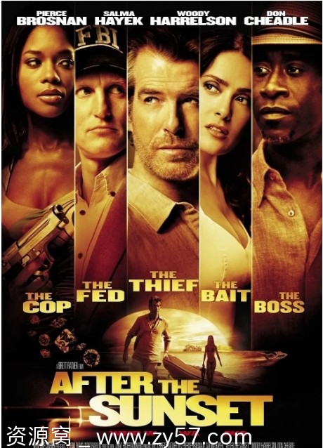 日落之后电影海报