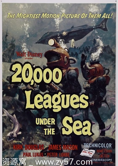海底两万里电影海报
