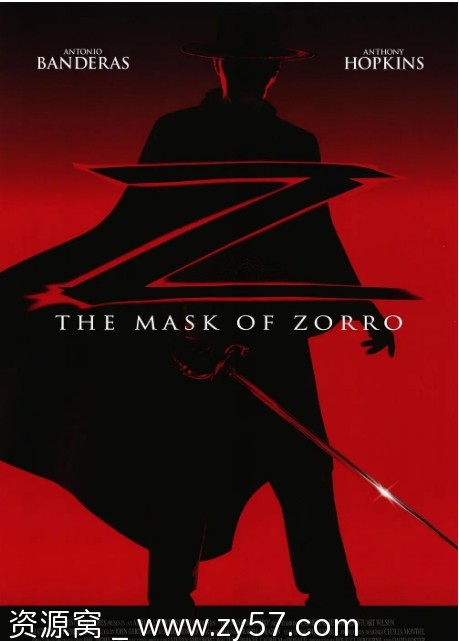 佐罗的面具电影海报