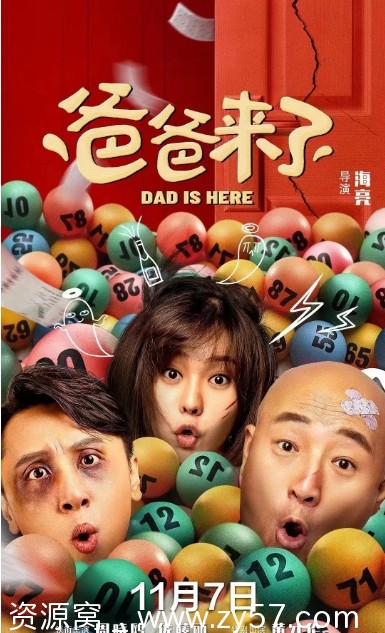 爸爸来了电影海报