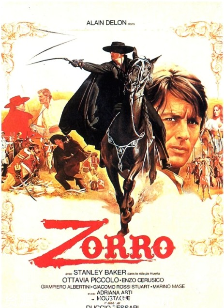 法国电影《佐罗》1975年豆瓣8.2评分喜剧动作西部冒险经典电影 - 零零盘