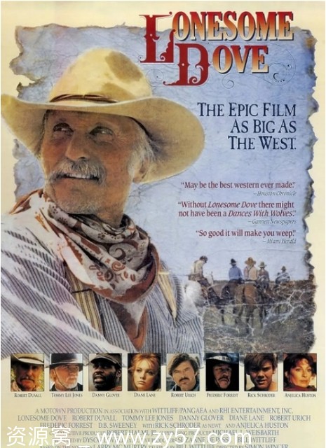 美剧推荐孤鸽镇1989剧情解析/西部冒险经典豆瓣9.5 - 零零盘