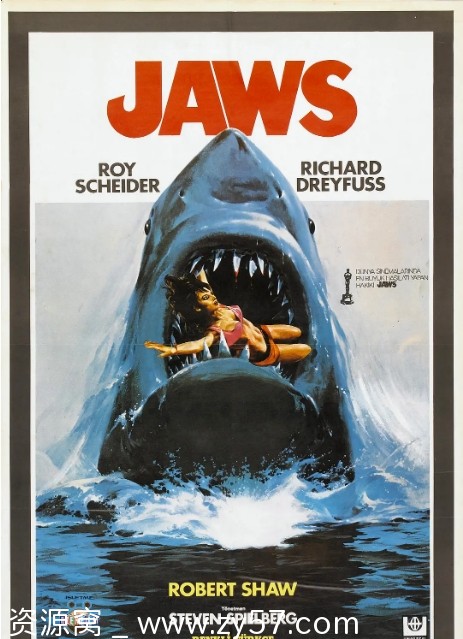 电影《大白鲨》海报