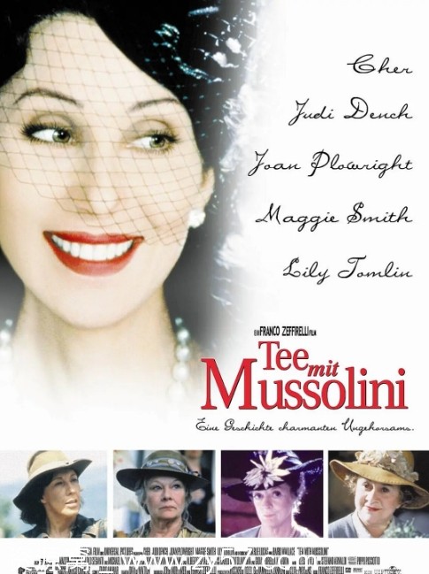 与墨索里尼喝茶电影海报