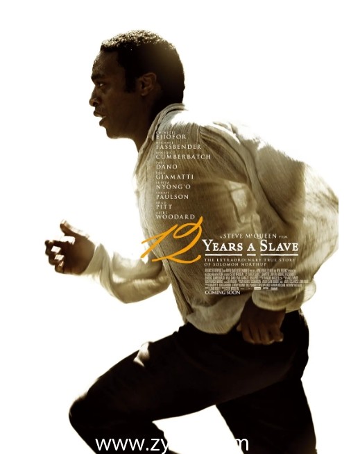 为奴十二年电影海报