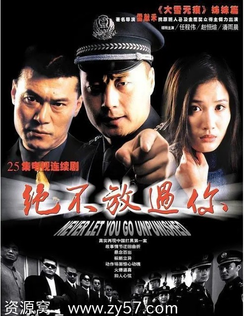 电视剧《绝不放过你》海报