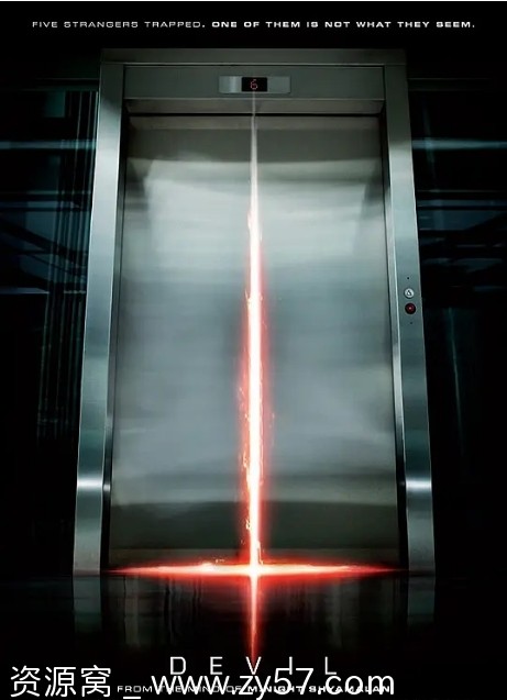 电梯里的恶魔电影海报