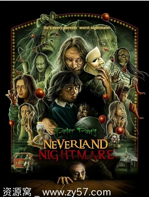 彼得·潘的梦幻岛噩梦电影海报
