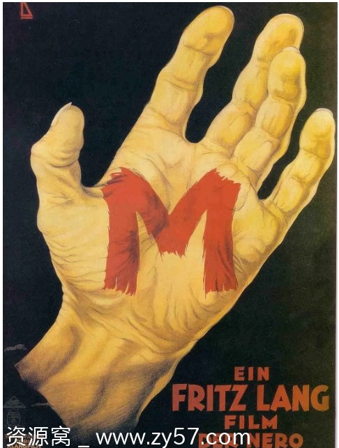 M就是凶手电影海报