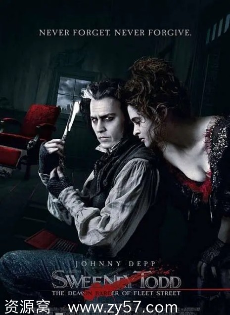 美国电影《理发师陶德》（2007）剧情解析 恐怖歌舞风格豆瓣评分7.8 - 零零盘