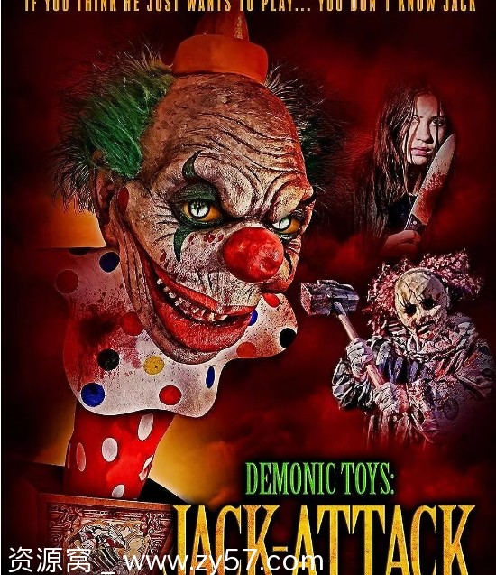 恶魔玩具：小丑盒袭击海报