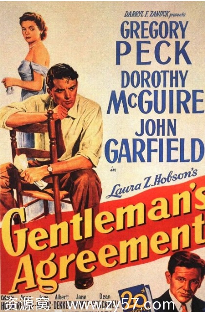 美国电影《君子协定》（1947）剧情介绍 爱情故事 豆瓣评分6.9 - 零零盘