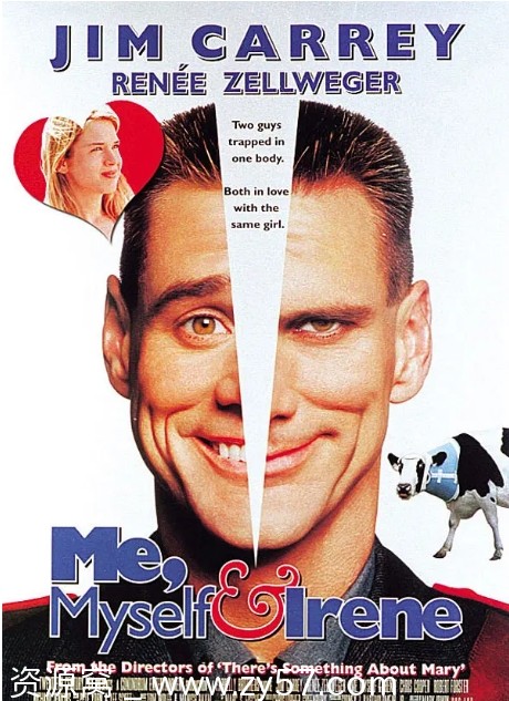 一个头两个大电影海报