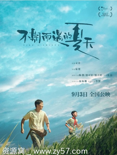 不期而遇的夏天电影海报