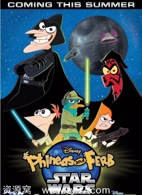 飞哥与小佛星球大战海报