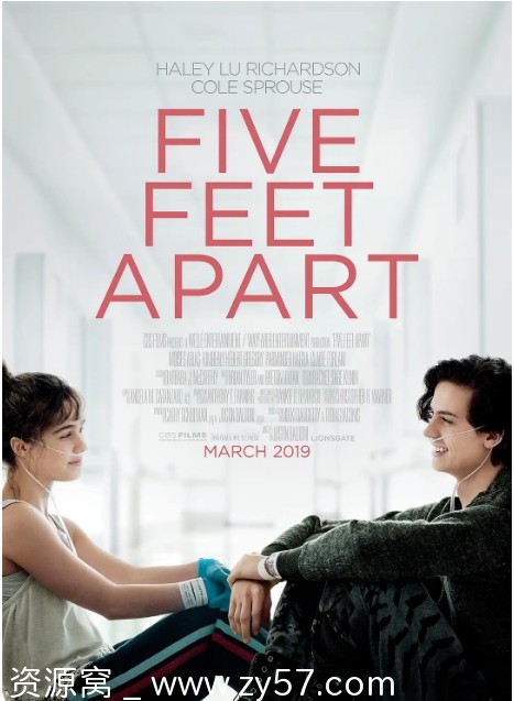 美国电影《五尺天涯》（2019）剧情解析/爱情题材豆瓣评分7.1 - 零零盘