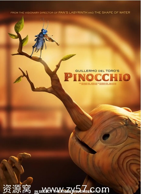 吉尔莫·德尔·托罗的匹诺曹海报