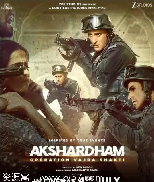 阿克萨达姆神庙：金刚沙提行动电影海报