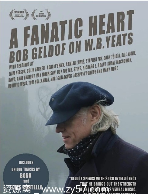 爱尔兰纪录片《叶芝：狂热的心》（2016）豆瓣8.8高分传记佳作 - 零零盘