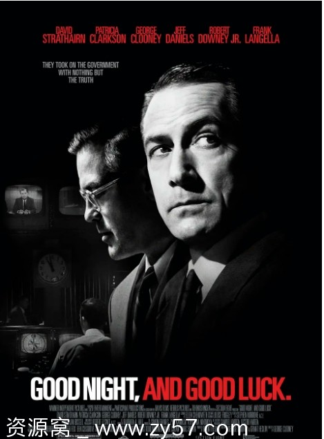 美国电影《晚安，好运》（2005）剧情解析/历史背景分享 豆瓣评分7.8 - 零零盘