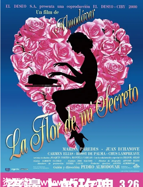 我的秘密之花电影海报