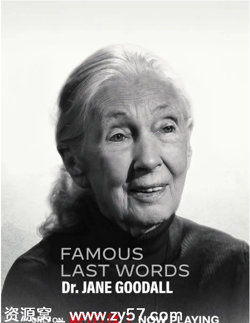 最后一席话：珍·古道尔博士海报