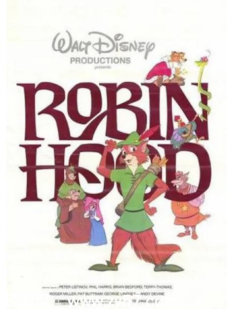美国经典动漫电影《罗宾汉》1973版 爱情动画家庭冒险 豆瓣评分8.2 - 零零盘