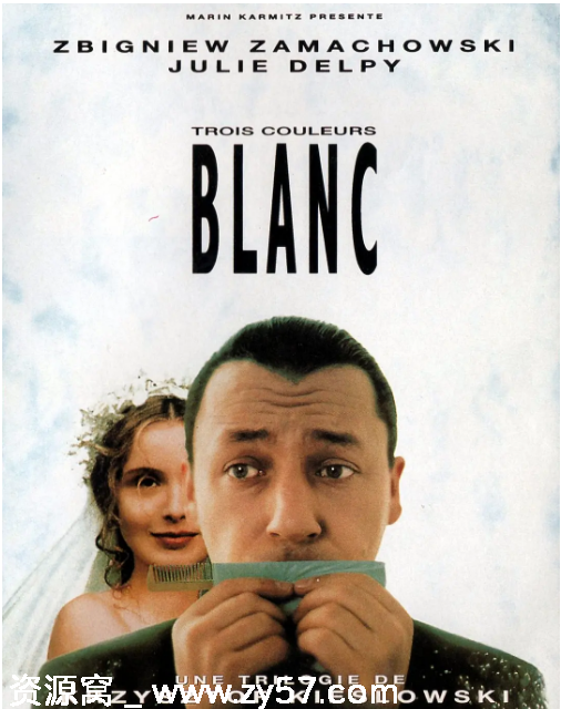 蓝白红三部曲之白电影海报