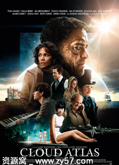 美国电影《云图》（2012）剧情解析 科幻悬疑豆瓣8.1评分 - 零零盘