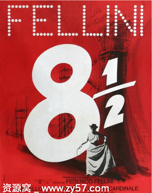 意大利经典电影《八部半》1963剧情解析 豆瓣评分8.6 - 零零盘