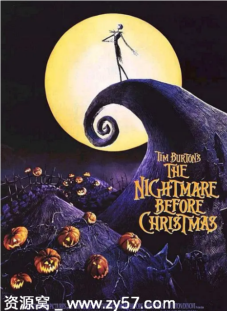 美国动漫经典《圣诞夜惊魂》1993版 动画音乐奇幻 豆瓣评分8.2 - 零零盘